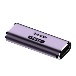 Adaptateur droit 240 W USB-C/Type-C femelle vers USB-C/Type-C femelle 40 Gbit/s avec lumière SH74911051-20